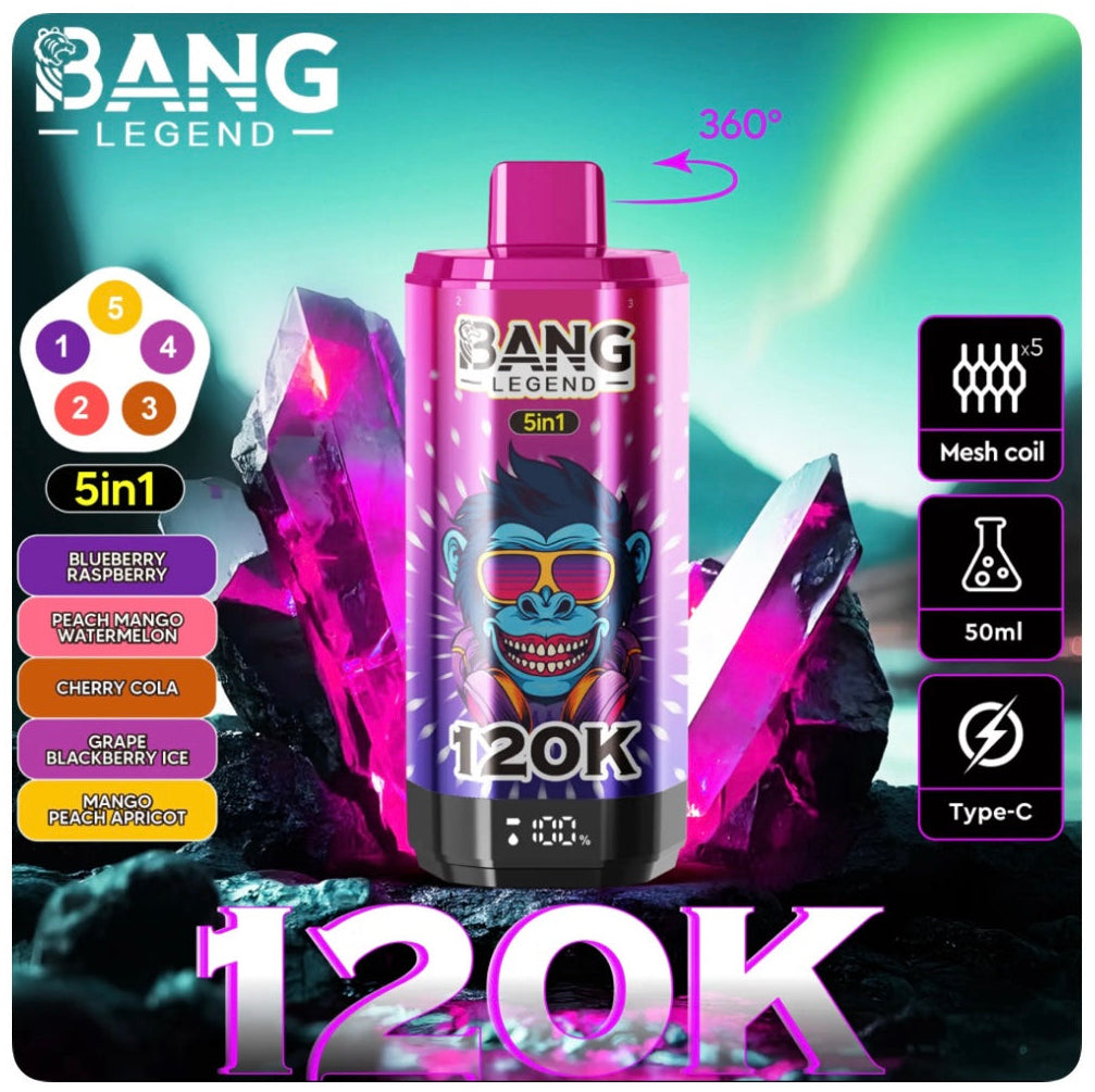 Bang Legend 120K - Five Flavours